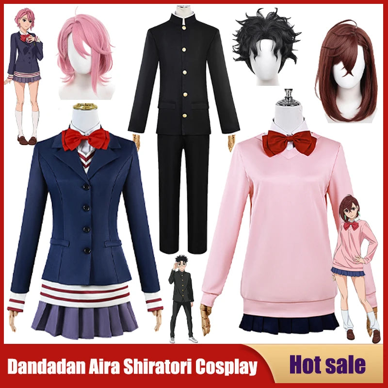 Dandadan Cosplay Aira Shiratori, Momo Ayase, Ken Takakura